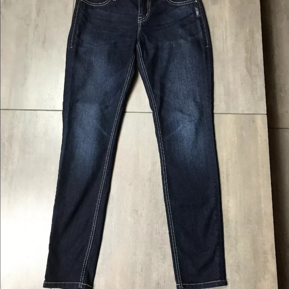 Silver Womens Jeans Blue Suki Jegging Skinny